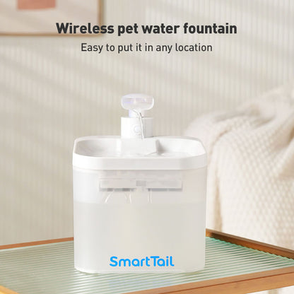 S1 Battery Operated Pet Water Fountain  2.2L